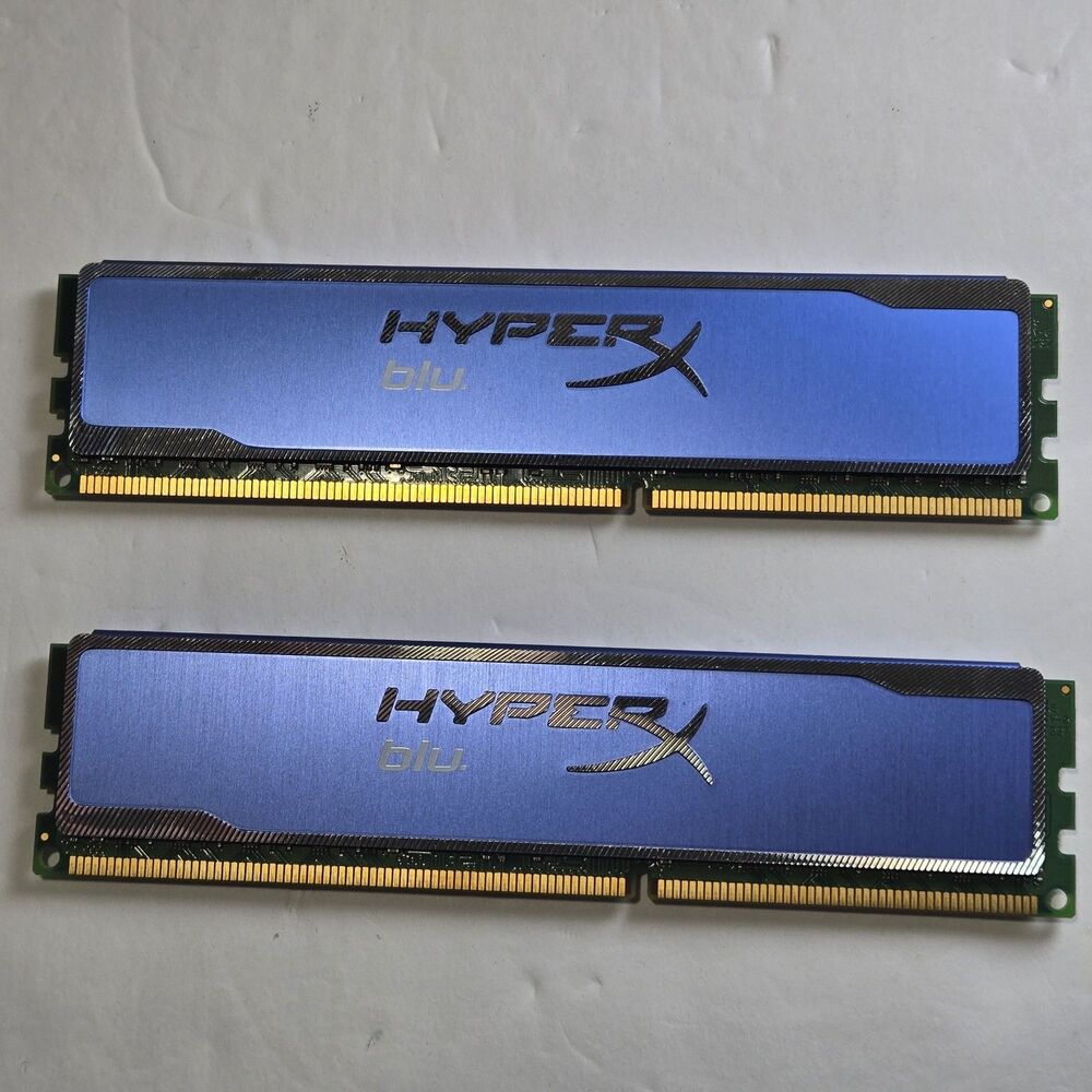 Kingston HyperX blu 8gb (2x4gb) Ddr3 1600mhz Desktop Ram Khx1600c9d3b1k2/8gx